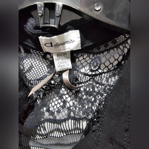 Dynamite Lace Knit Button Up Shirt - Picture 2 of 5